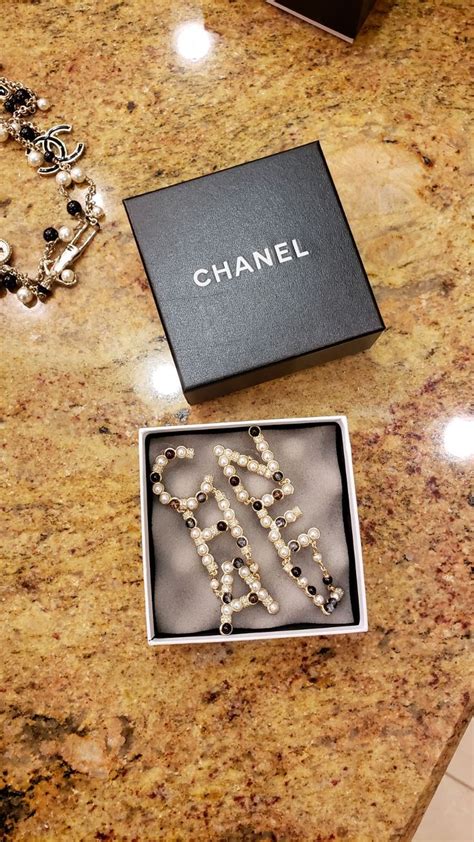 chanel earring box|Chanel earrings uk.